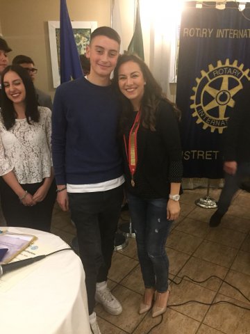 Celebrazione della Costituzione dell'Interact Club di Canosa